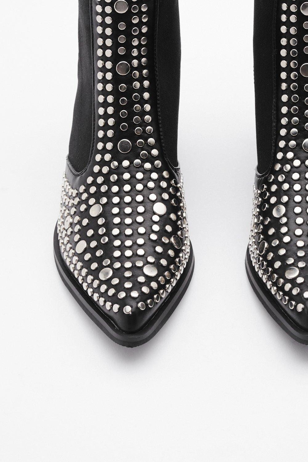 one teaspoon studded chelsea boot