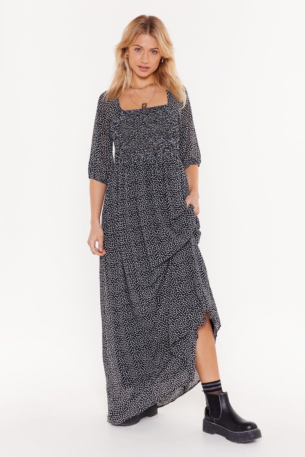 Nasty Gal "young At Heart Plus Maxi Dress" in Black Lyst