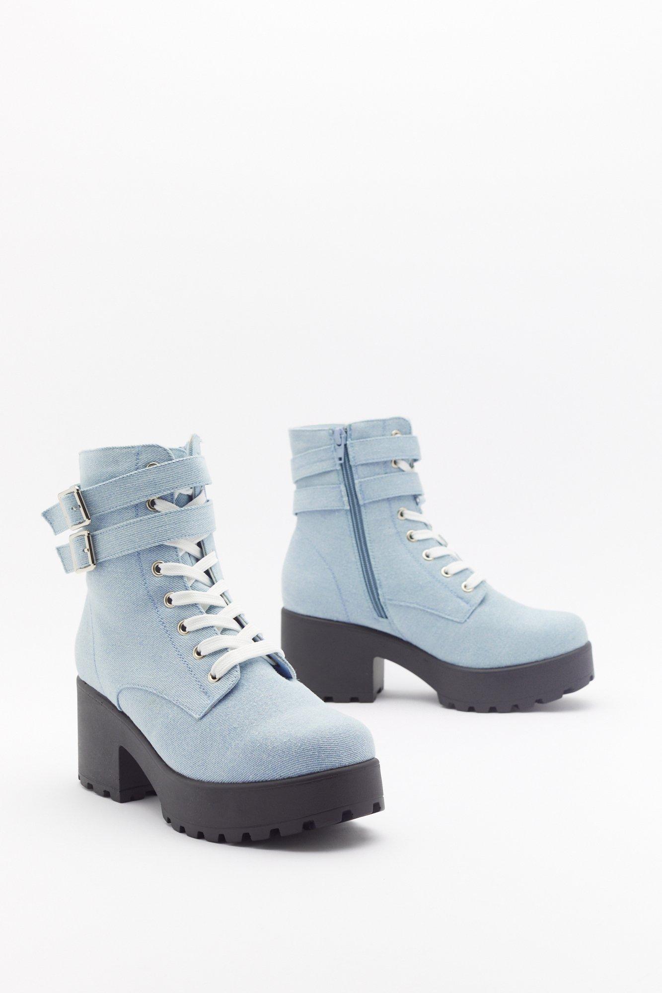 biker boots about you