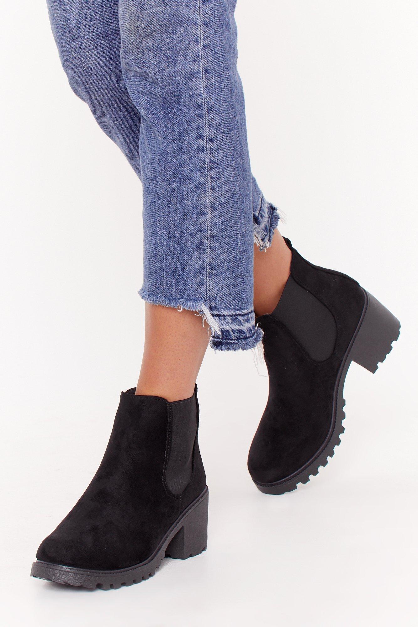 ankle wedge rain boots