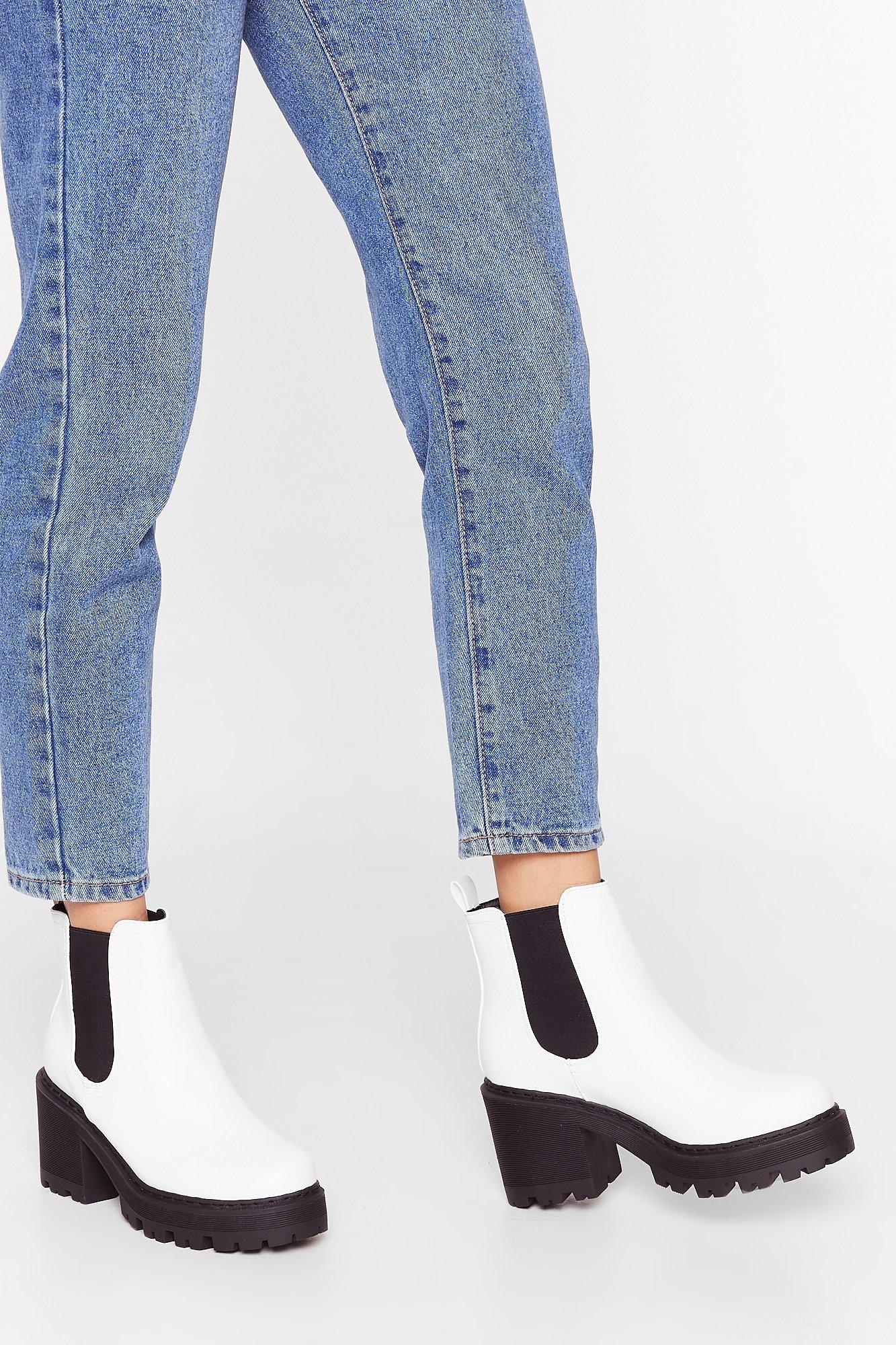 top of the world platform chelsea boot