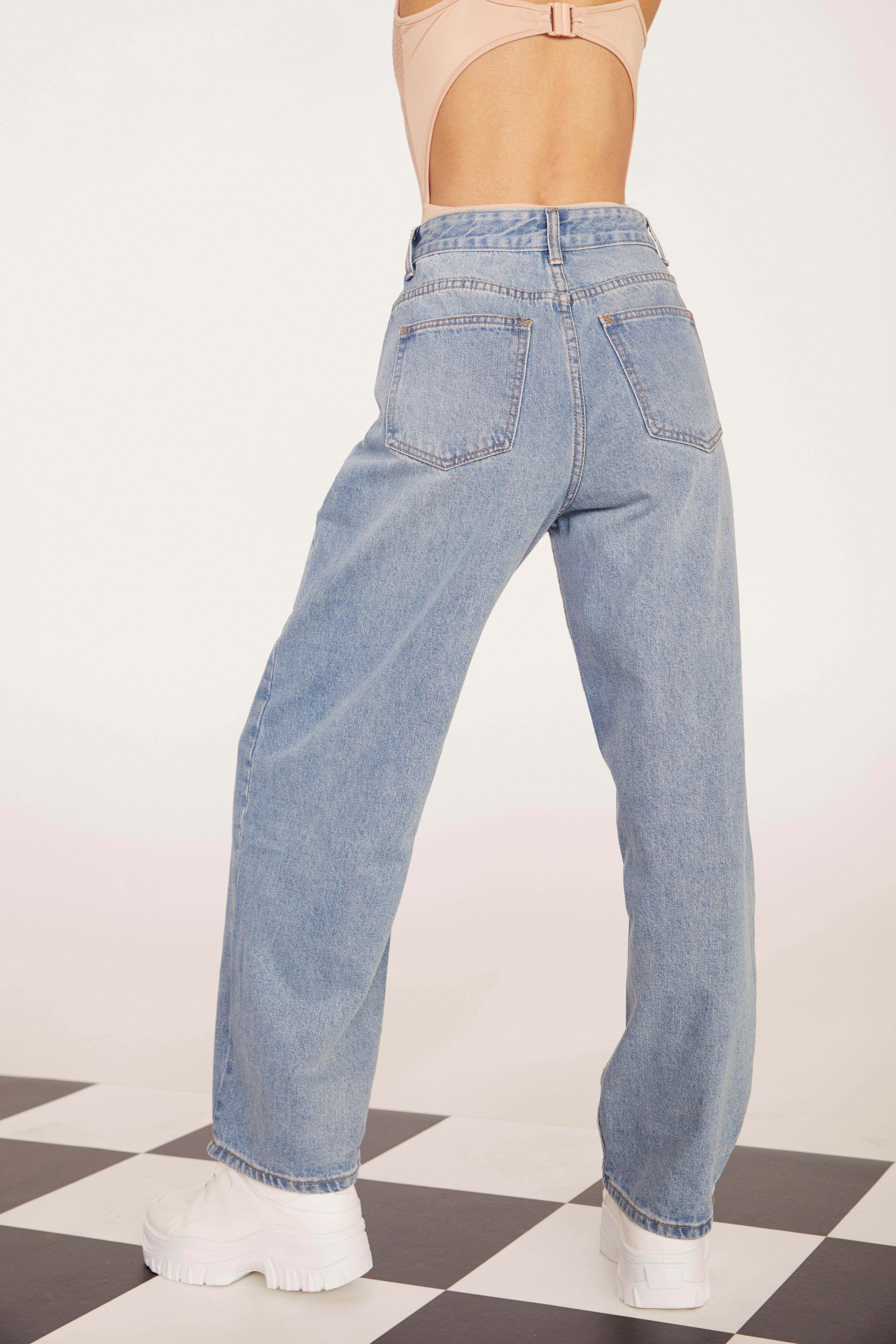 oversized wide leg jeans