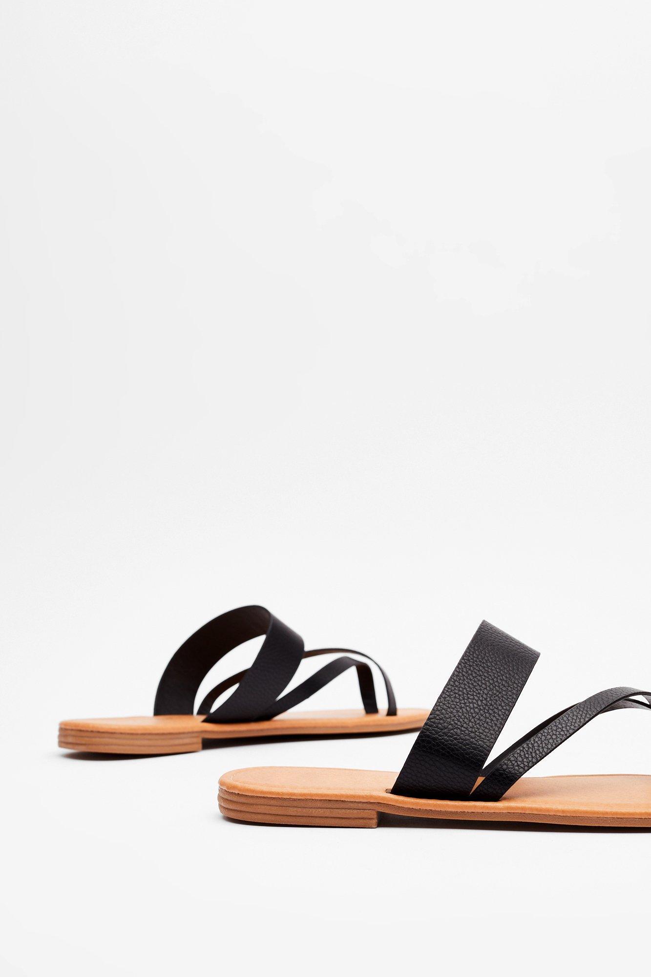 nasty gal black sandals