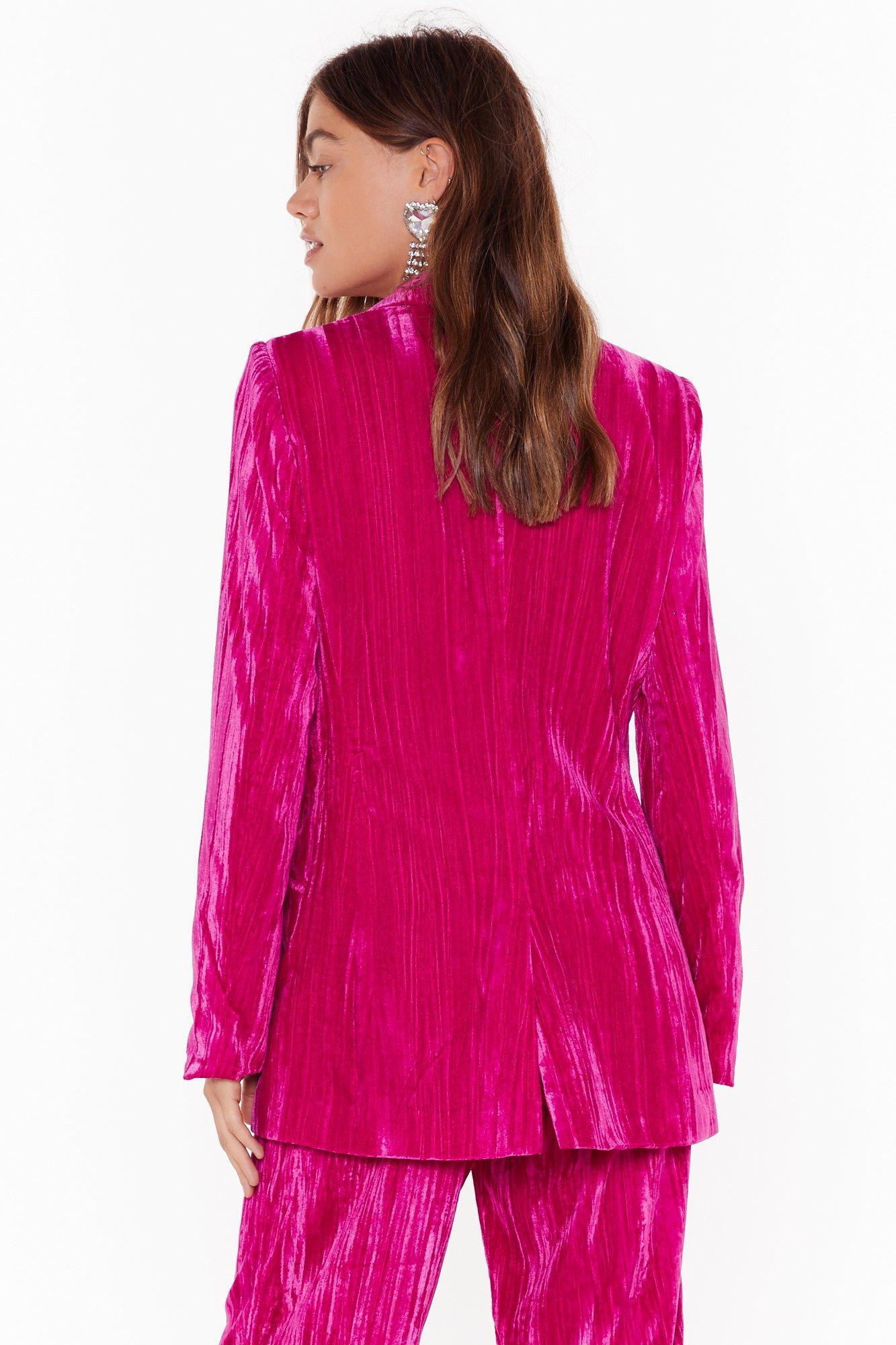 Buy nasty gal velvet suit cheap online