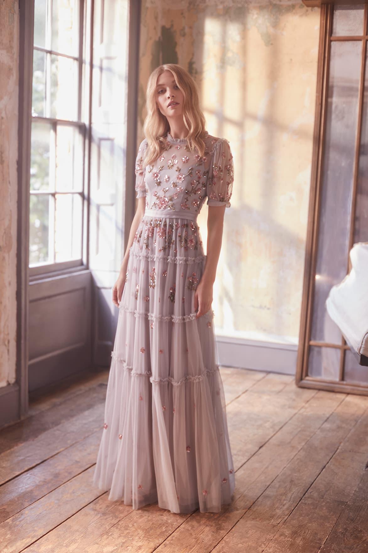 needle and thread carnation dress