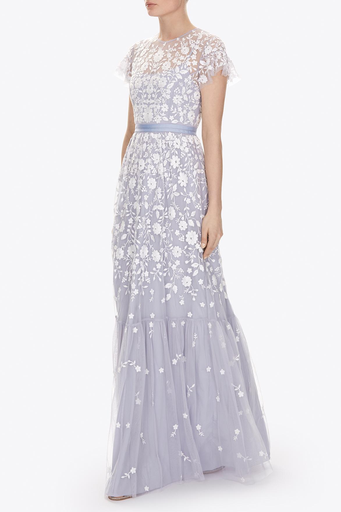 Needle & Thread Tulle Meadow Gown - Lyst