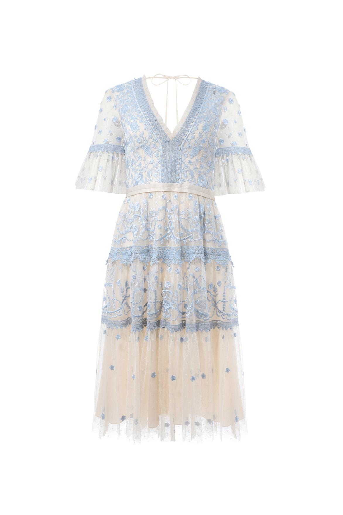 needle and thread midsummer lace dress