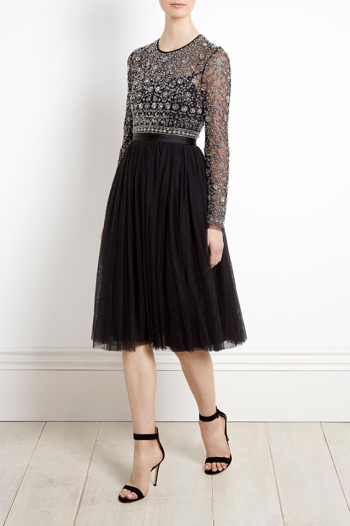 needle and thread andromeda midi dress