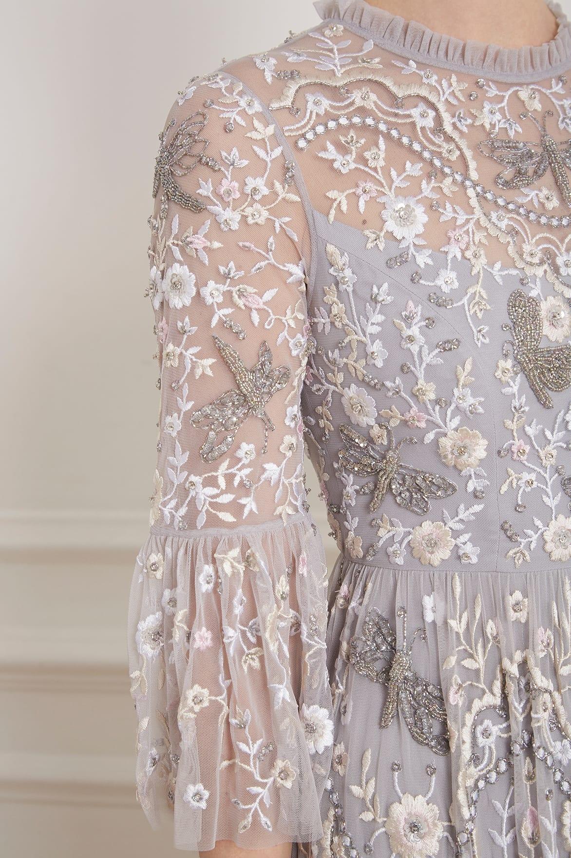 needle and thread dragonfly garden maxi dress