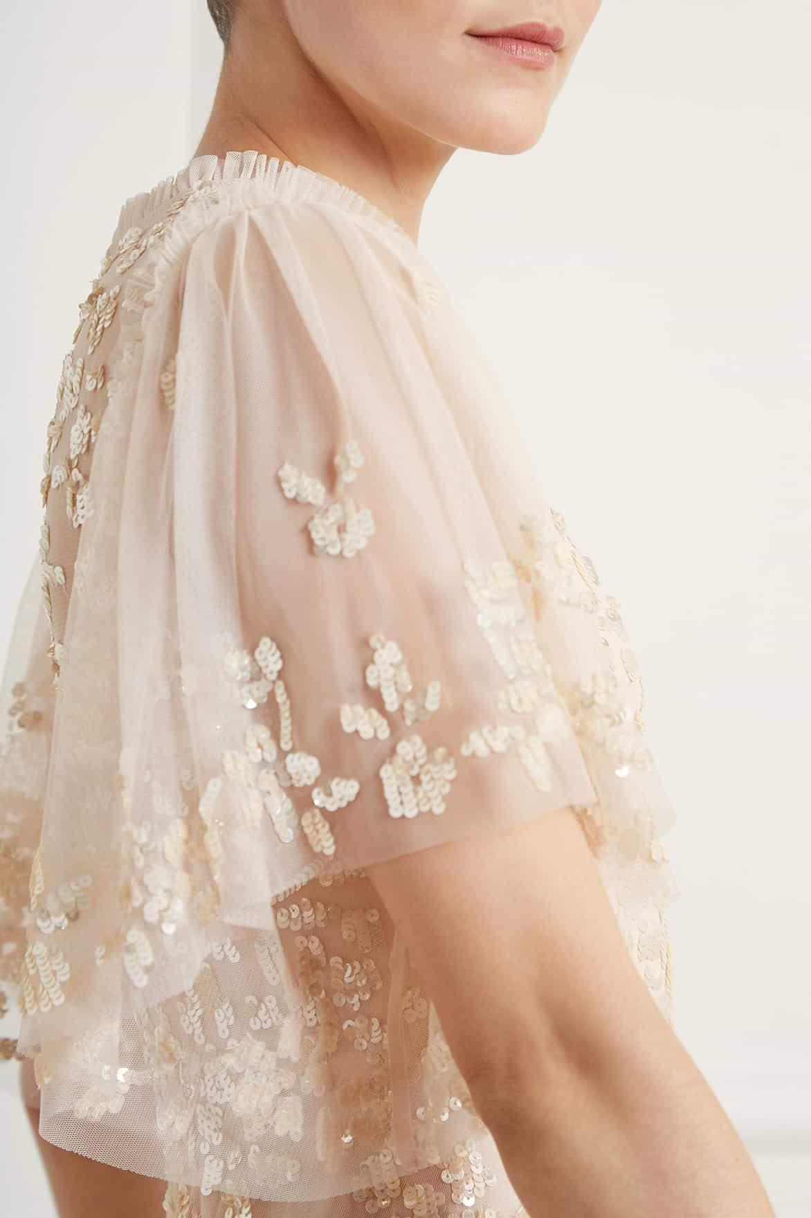 honesty flower gown needle and thread