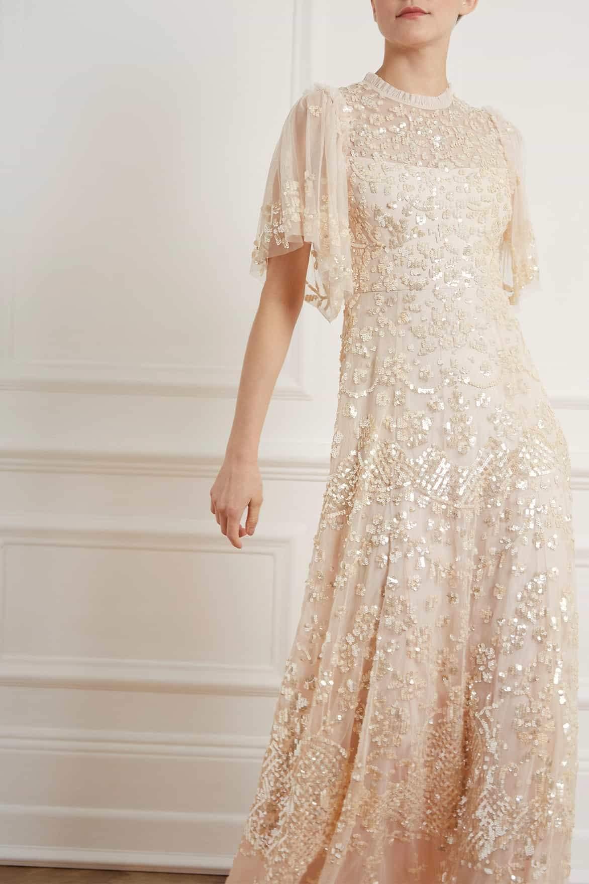 honesty flower gown needle and thread