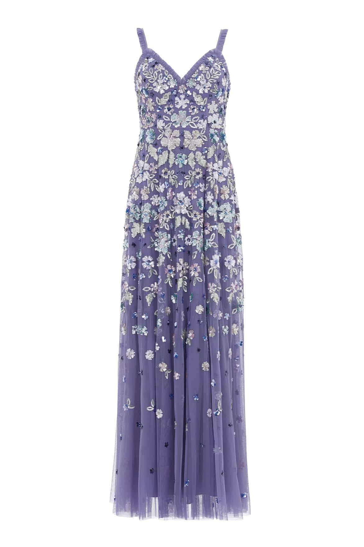 needle and thread wildflower sequin gown