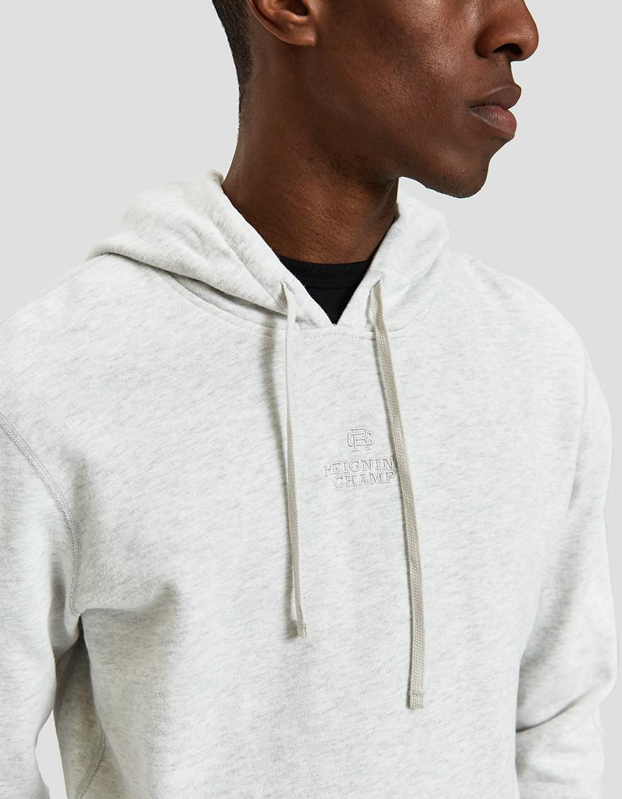 reigning champ embroidered hoodie