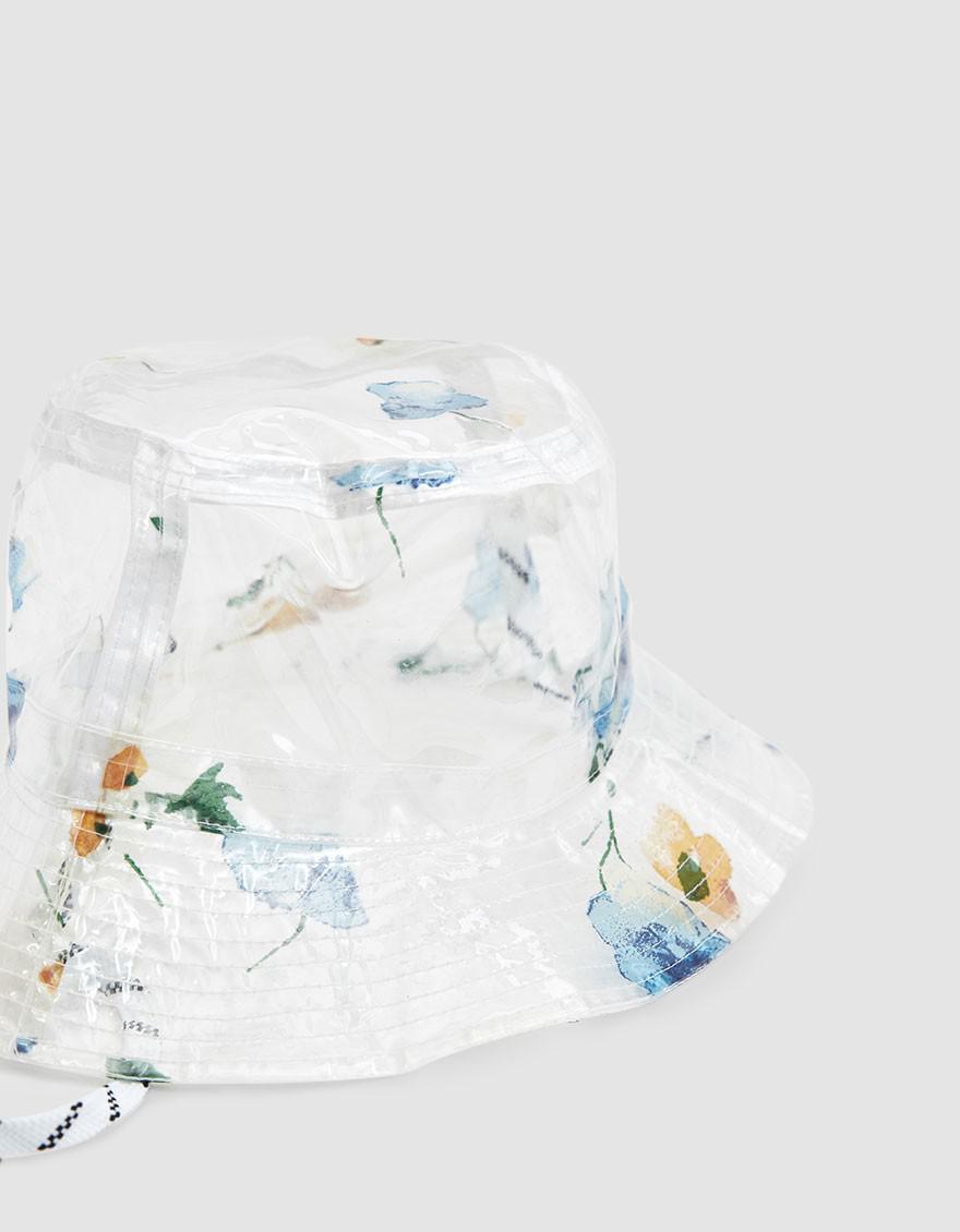 ganni floral bucket hat