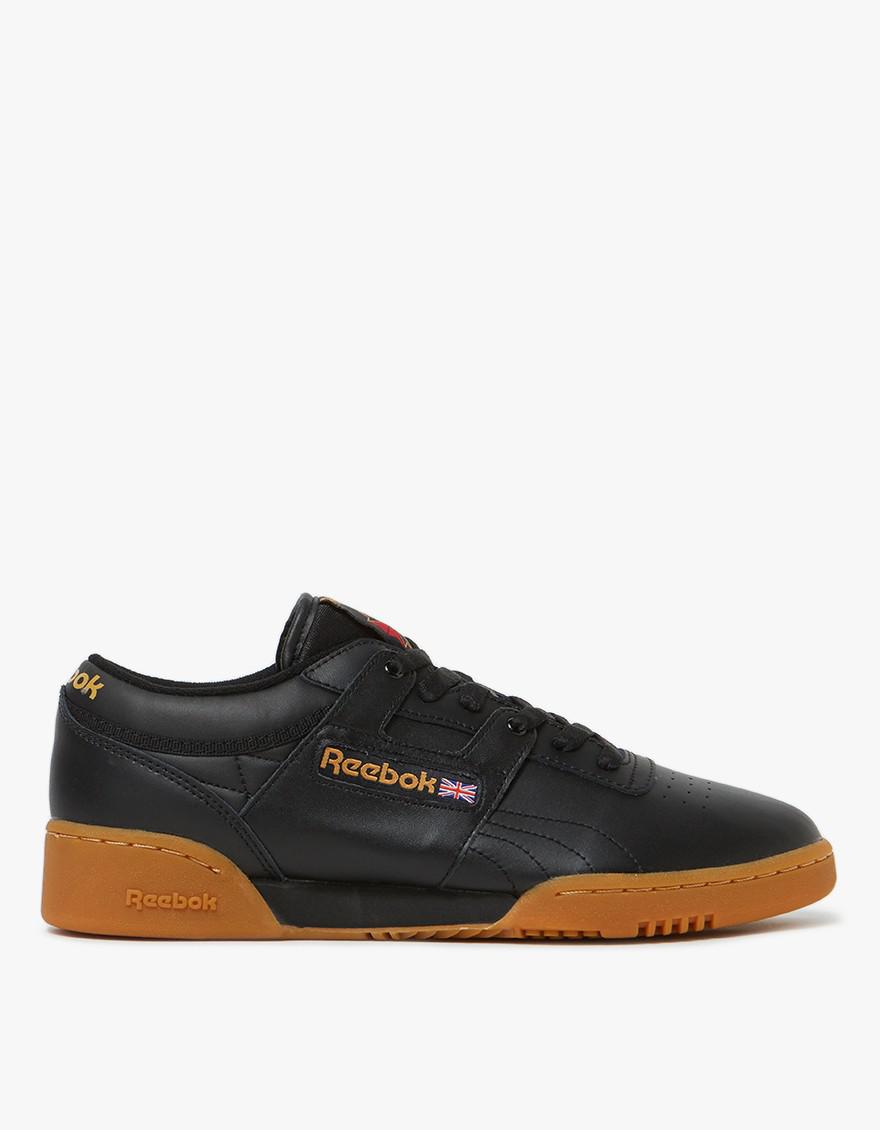 reebok black gum sole