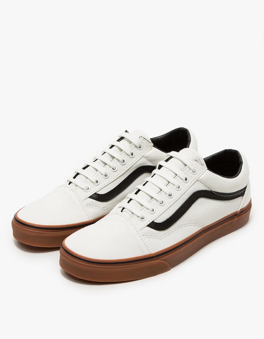 Vans Canvas Ua Old Skool In Blanc De Blanc in White for Men - Lyst