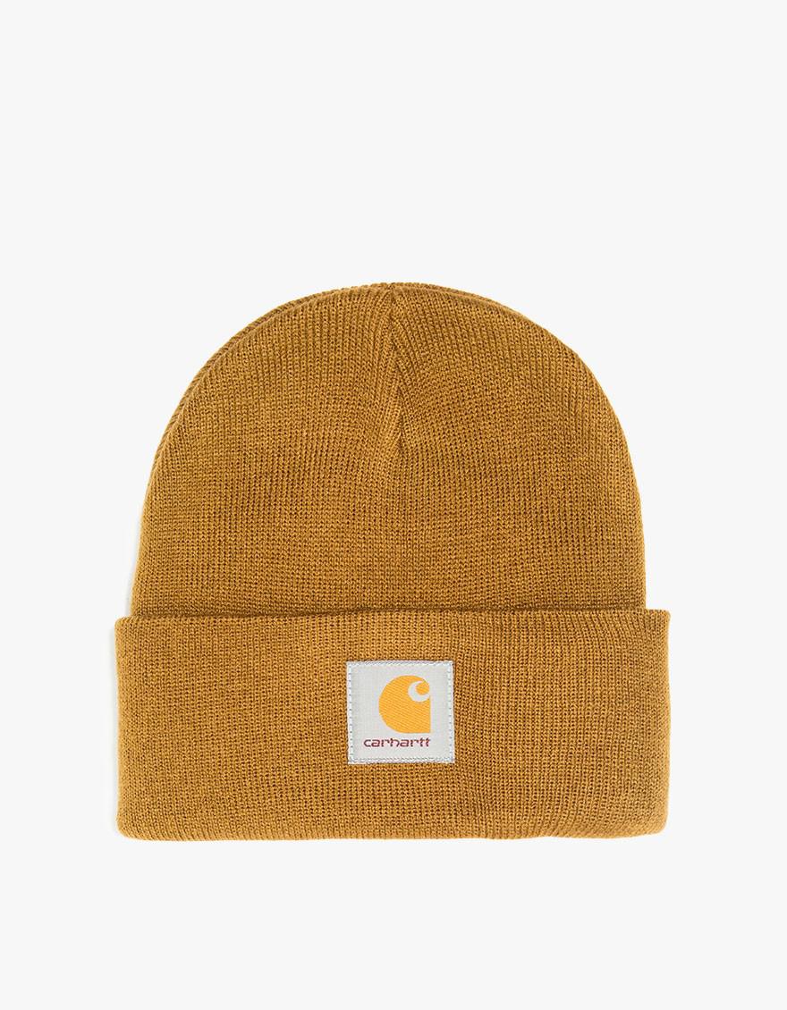 mustard yellow carhartt beanie