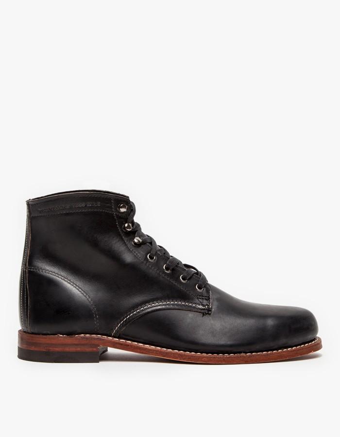 Wolverine 1000 Mile Leather Ankle Boots in Black for Men - Lyst