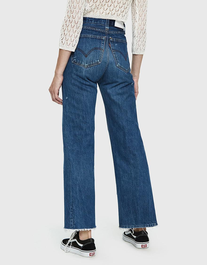levi's high rise flare jeans