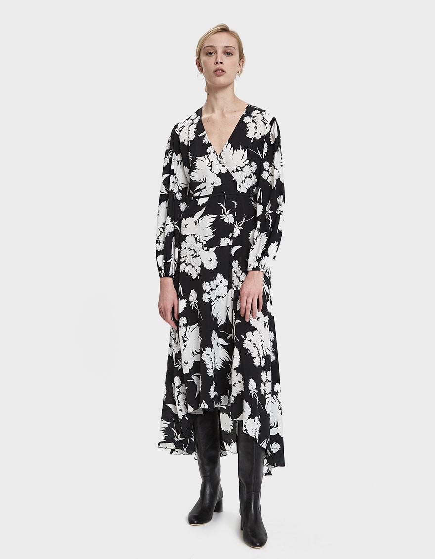 ganni kochhar wrap dress