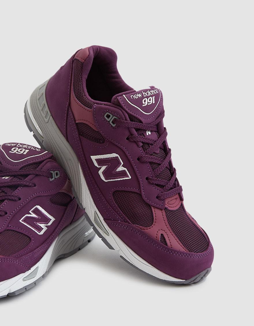 new balance 991 purple