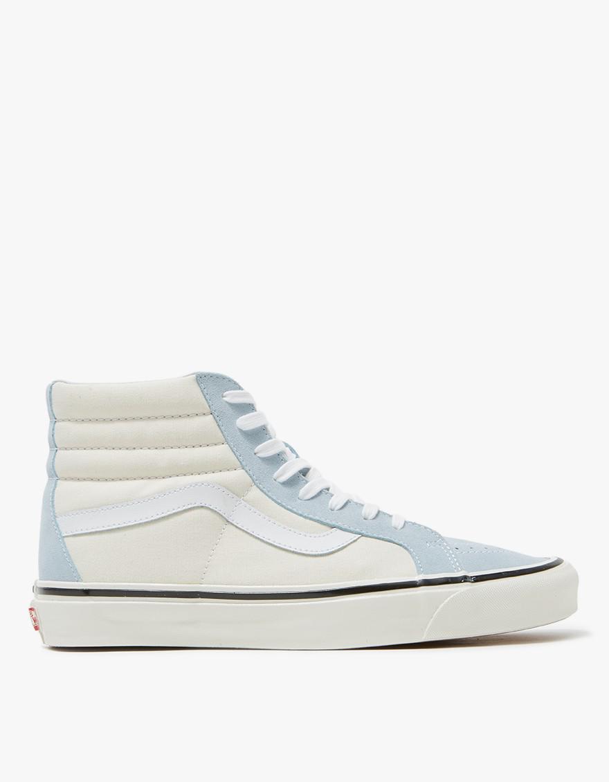 vans high top light blue