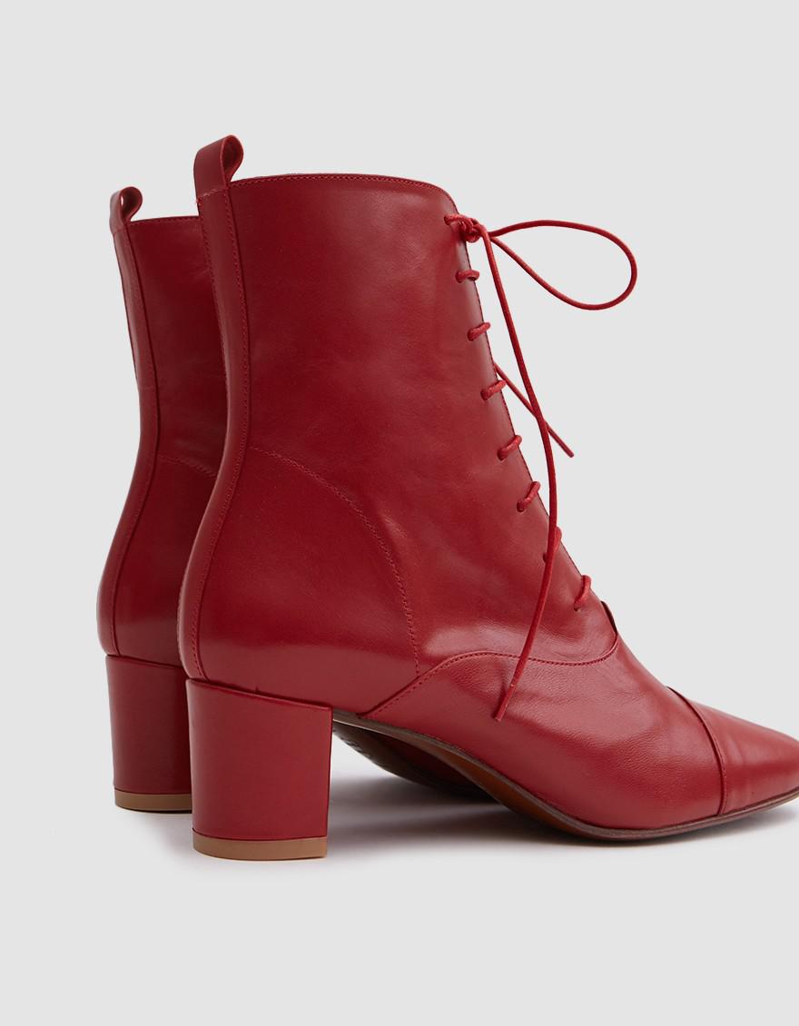 BY FAR Lada Boot In Red Leather - Lyst
