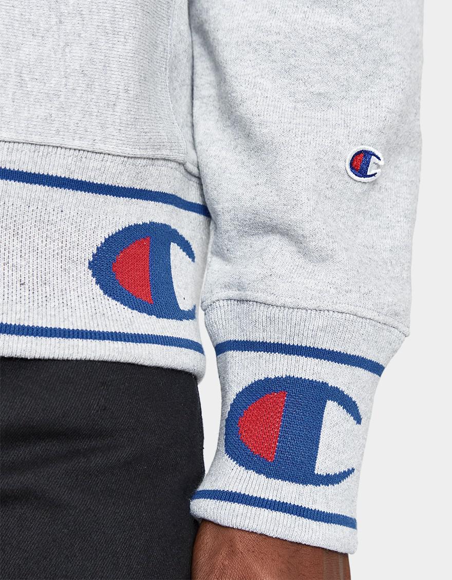 champion sweatshirt mens grey