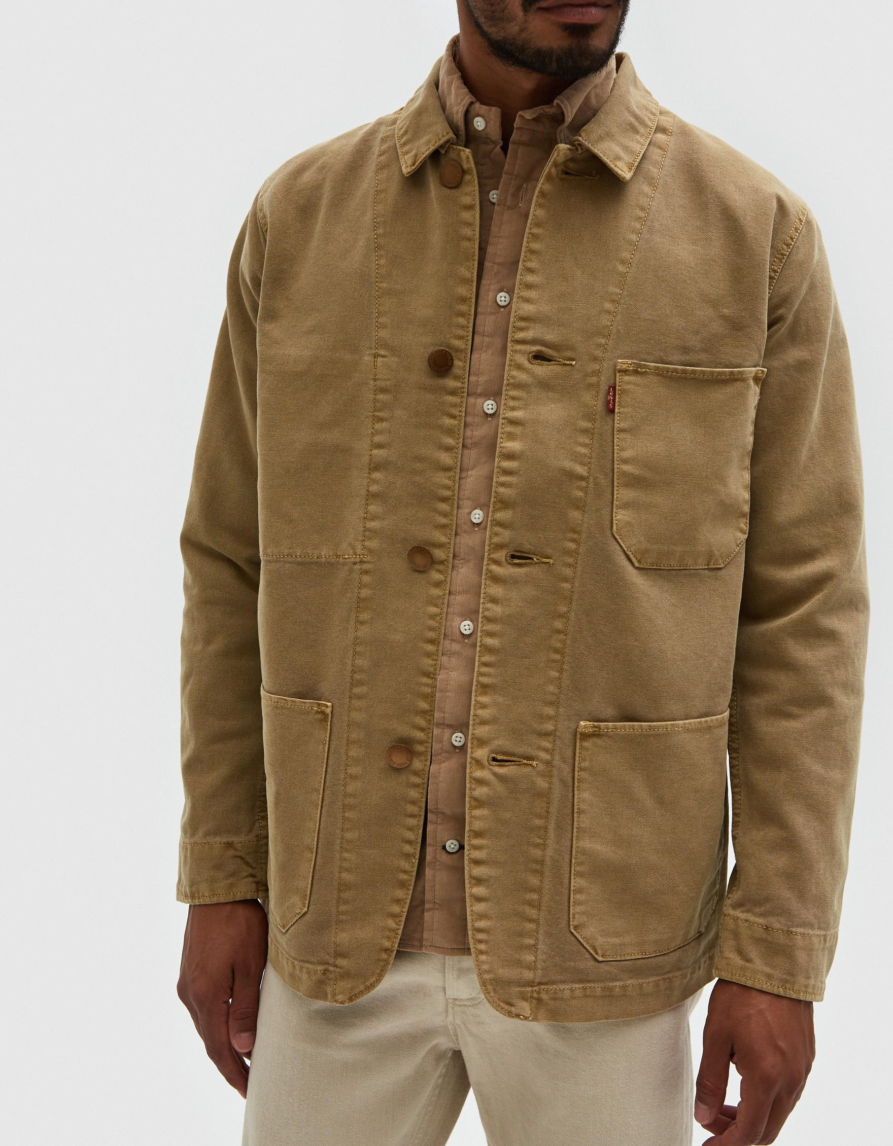 levi's sherpa engineer's coat