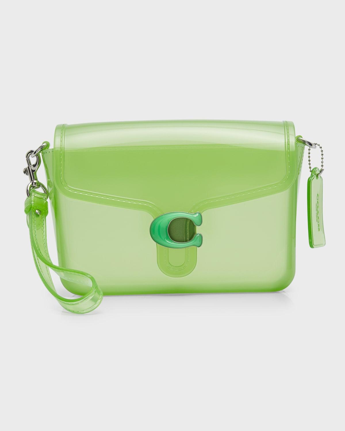 COACH Jelly Tabby Clear Shoulder Bag in Blue Lyst