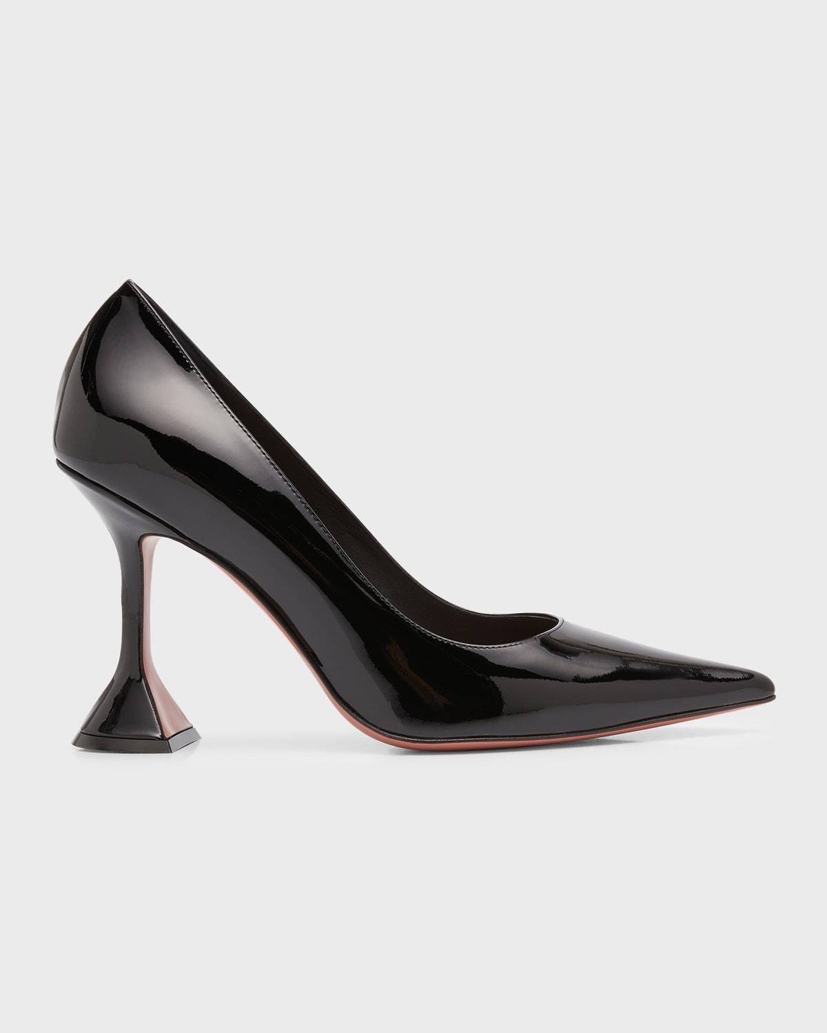 amina muaddi black pumps