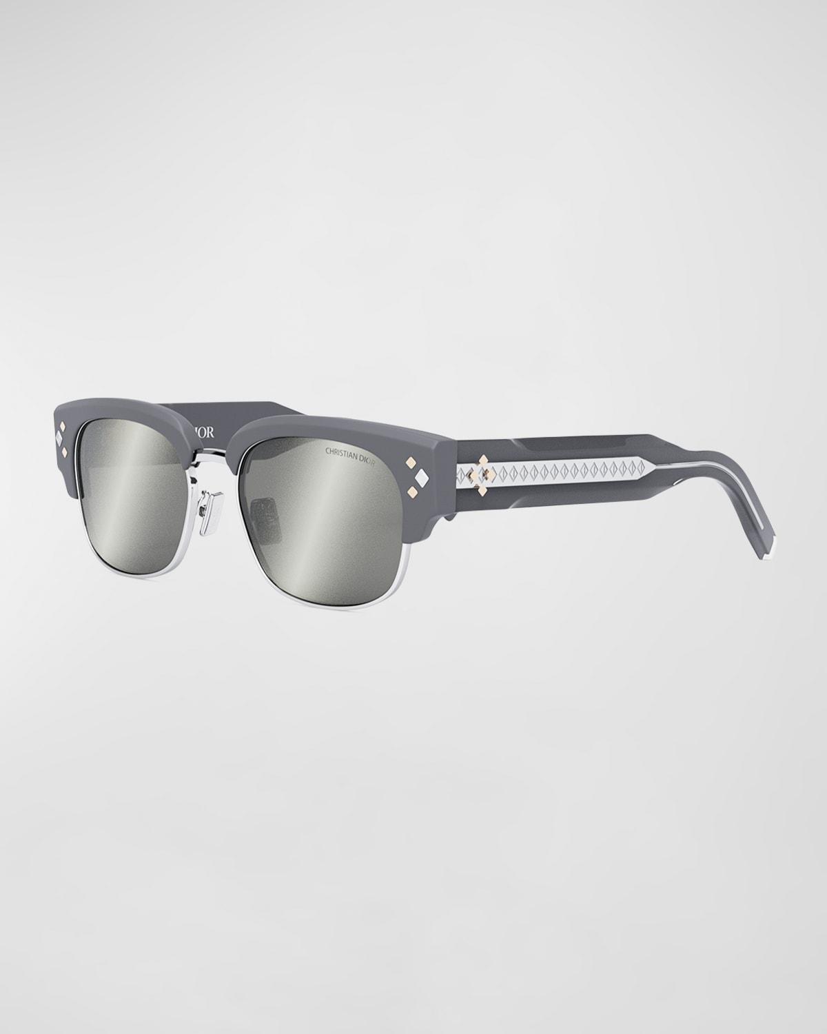 Dior Cd Diamond C1u Sunglasses in Gray for Men