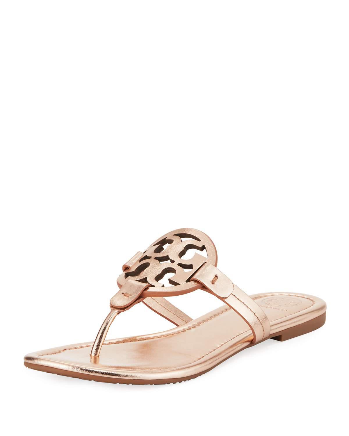 tory burch rose gold shoes