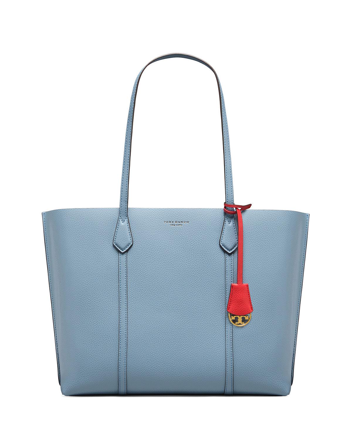 Totes bags Tory Burch - Perry triple compartment light blue tote