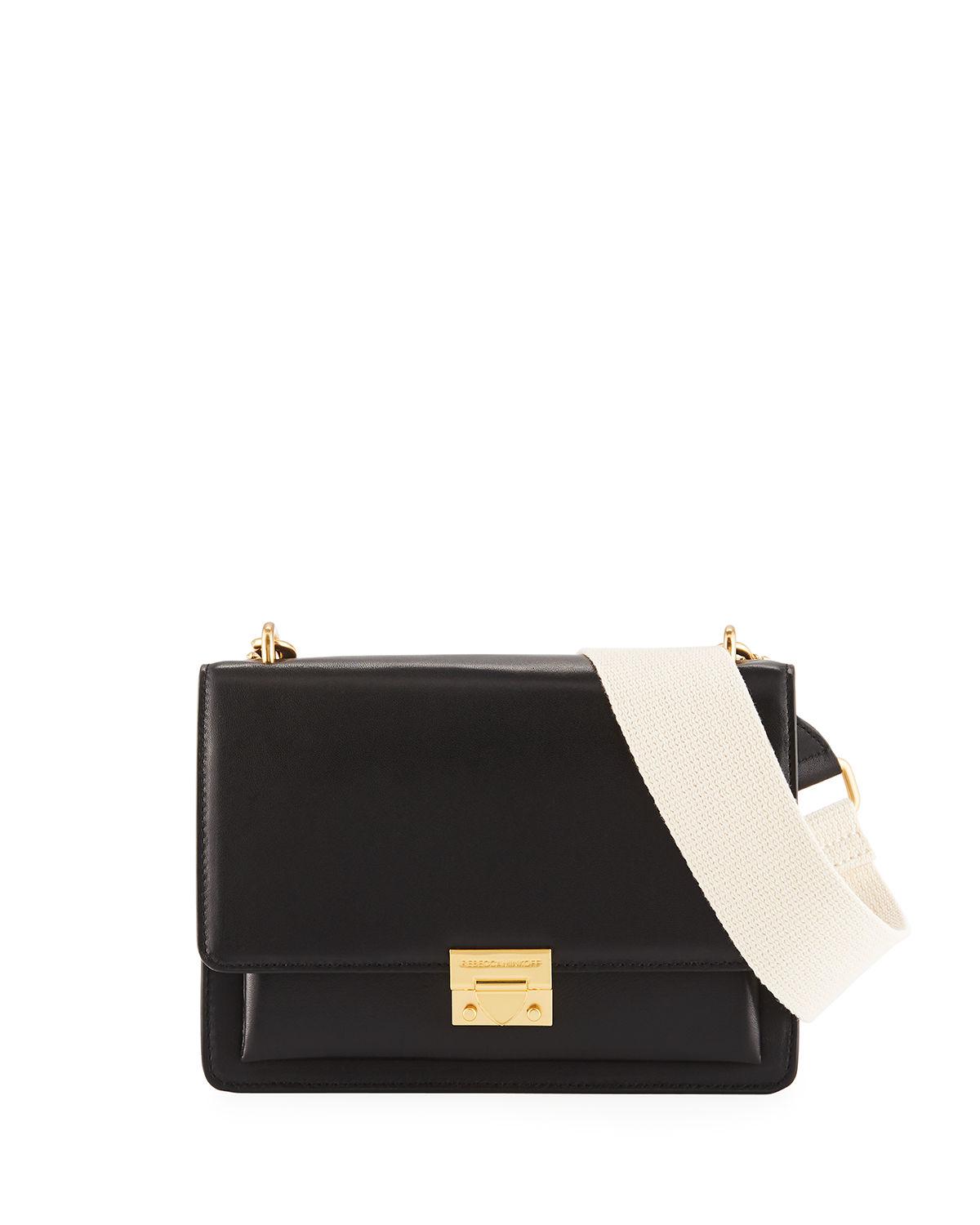 rebecca minkoff christy medium leather shoulder bag