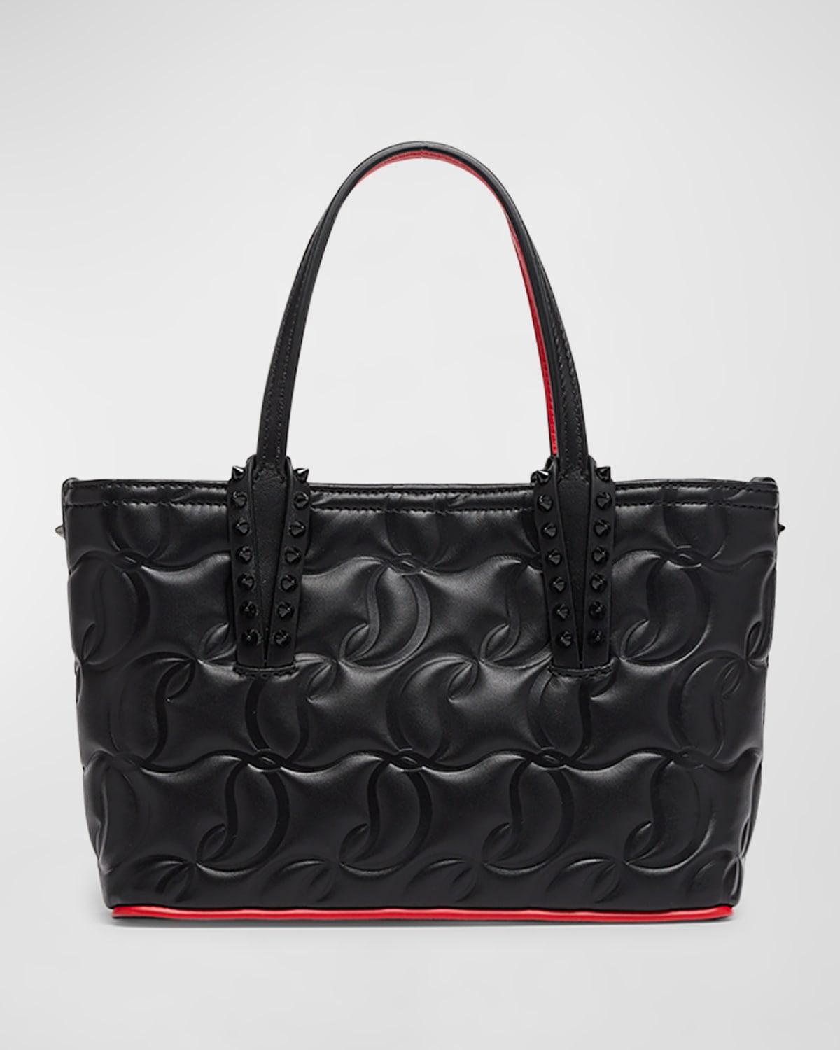 Christian Louboutin Cabata Mini Tote In Cl Embossed Nappa Leather in ...