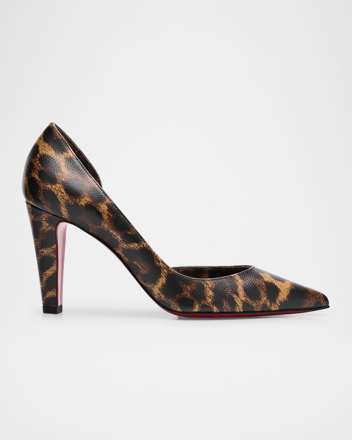 Louboutin leopard pumps clearance
