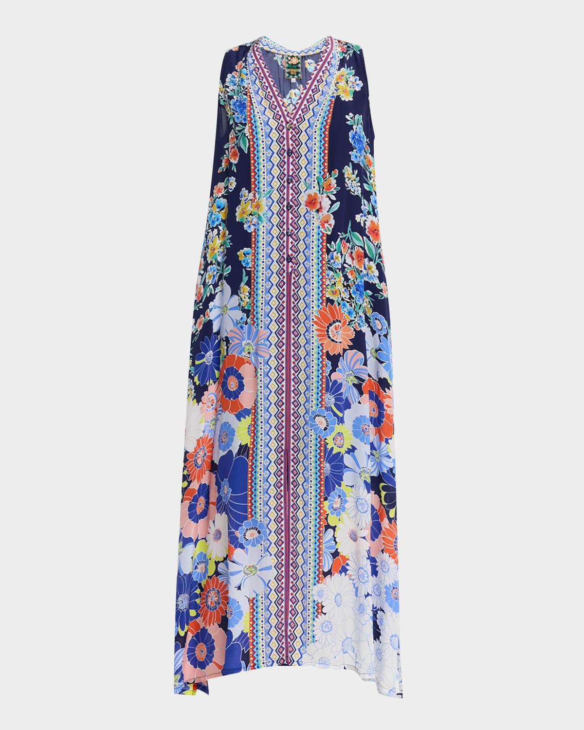 johnny was yours truly silk maxi dress SINCERELY YOURS SILK MAXI DRESS