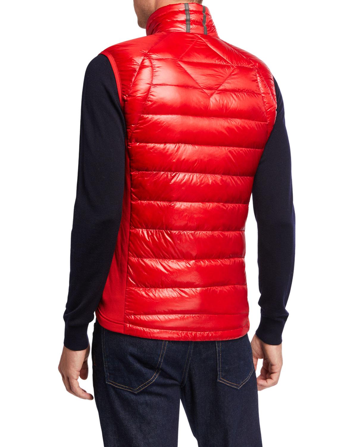 Canada Goose Goose Hybridge Lite Puffer Vest in Red for ...
