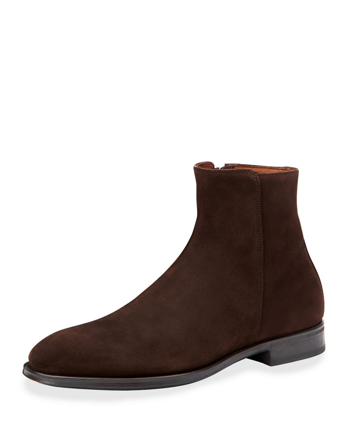 mens side zip ankle boots