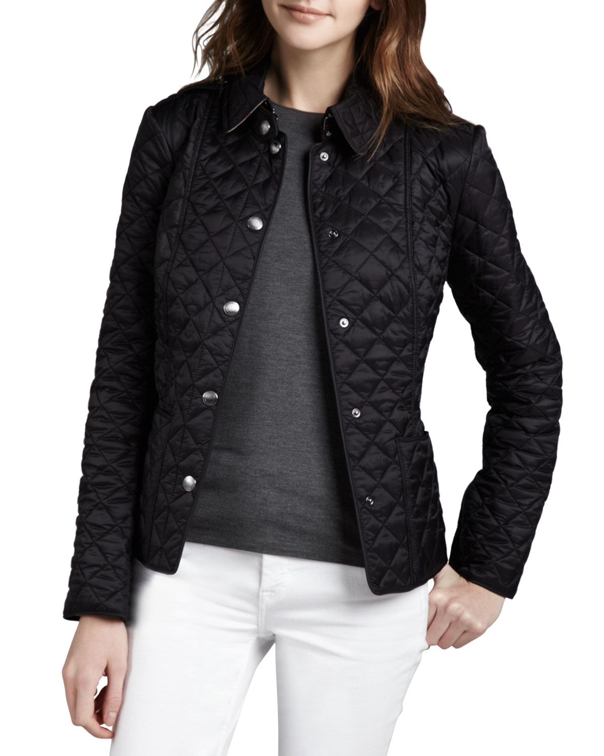 burberry women's quilted jacket sale