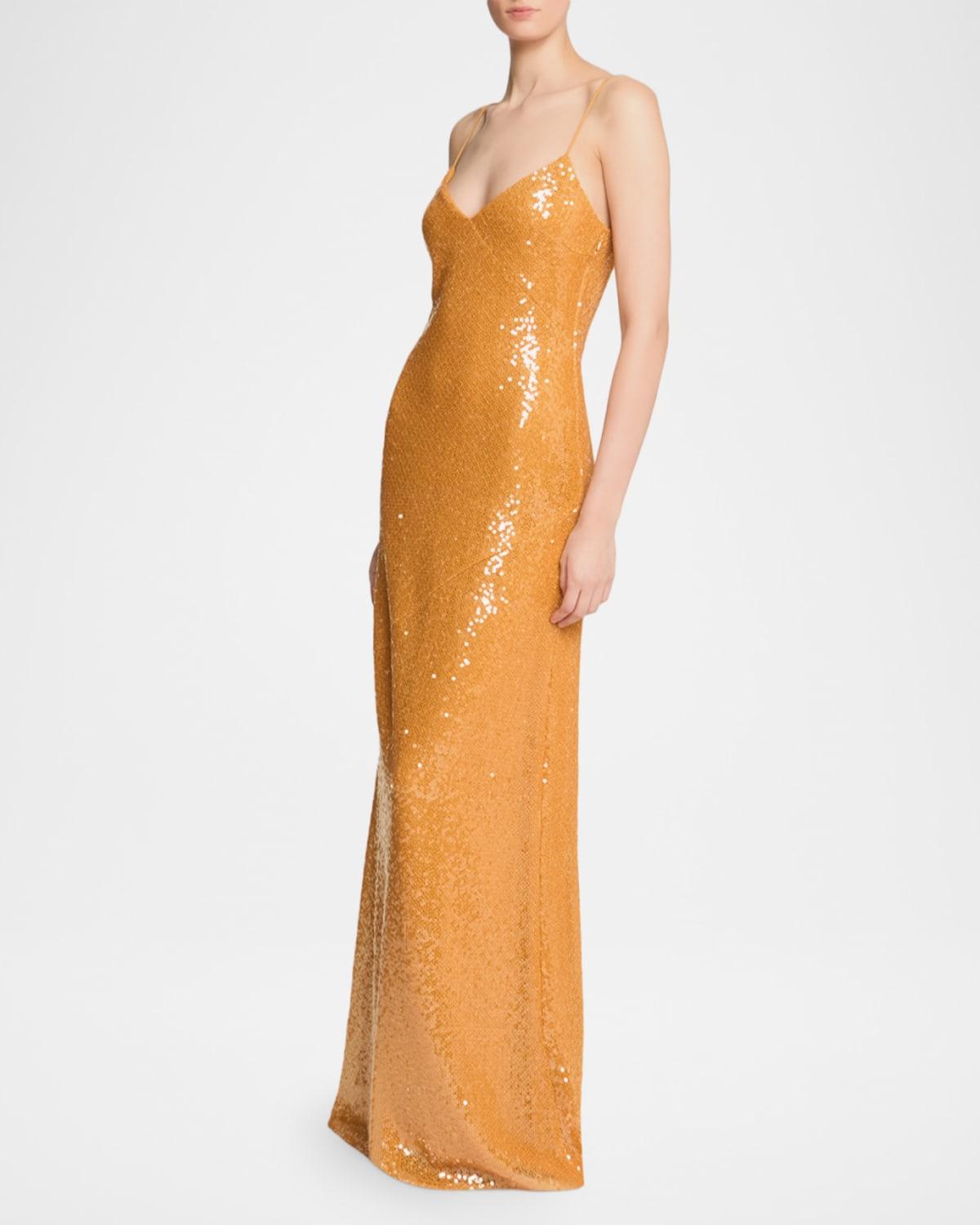 green emerald velvet dress 1970’s Halston Gold Lamé Lounge Dress