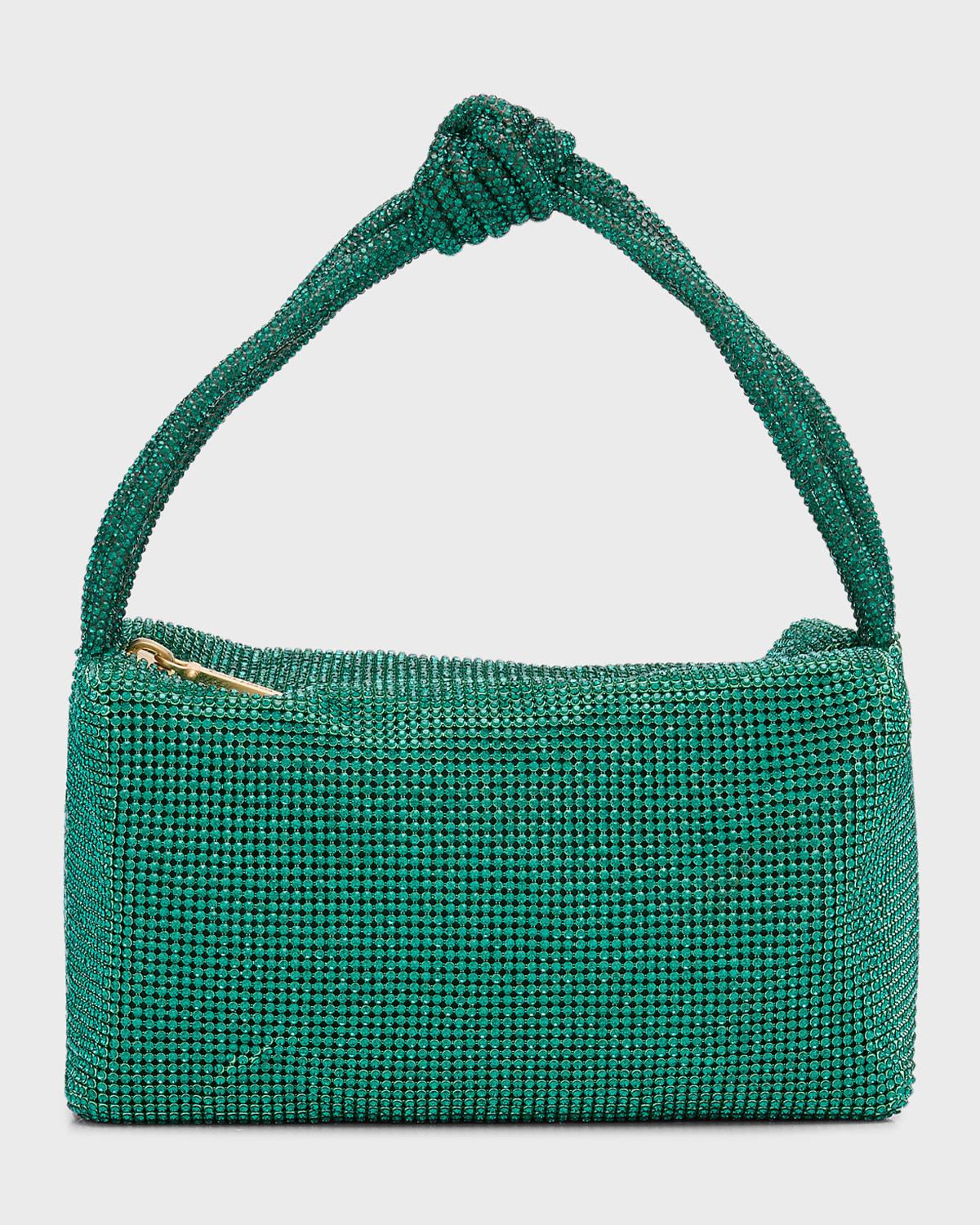 Cult Gaia Sienna Mini Embellished Top-handle Bag in Green | Lyst