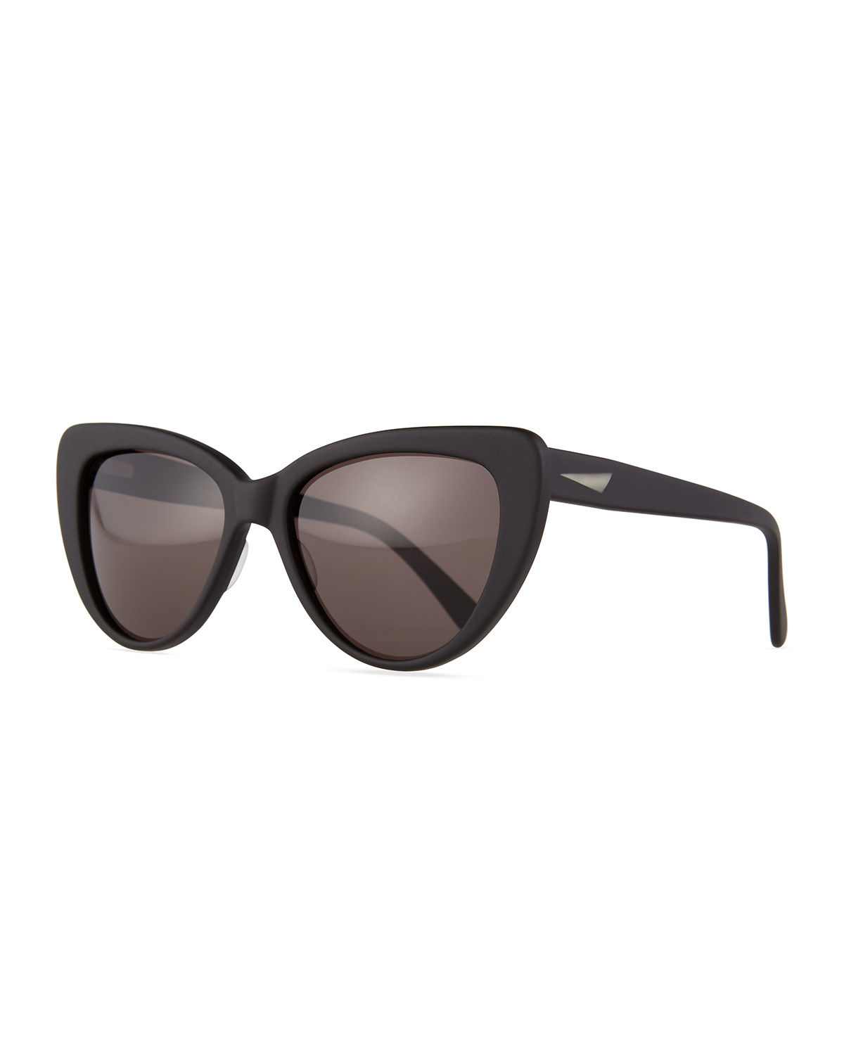 Lyst Prism Capri Cateye Sunglasses in Black