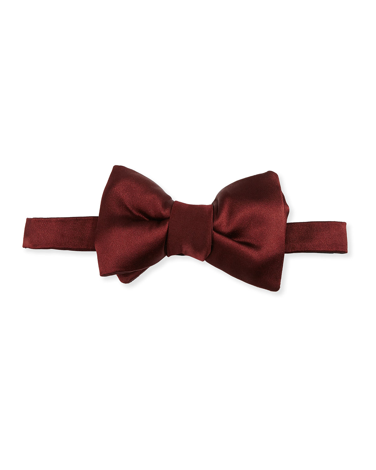 Tom ford black satin bow tie
