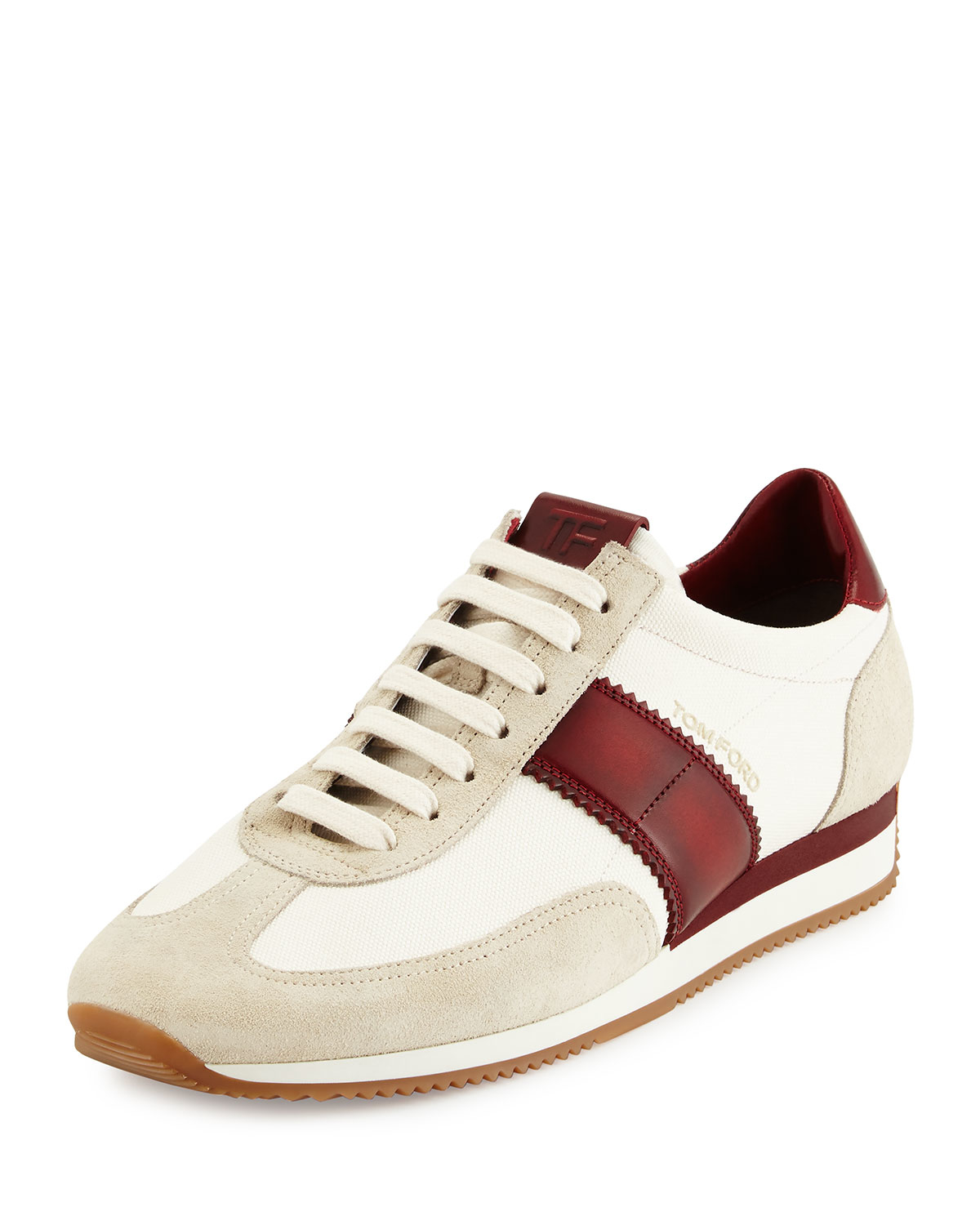 Tom Ford Orford Colorblock Trainer Sneaker in White for Men - Lyst