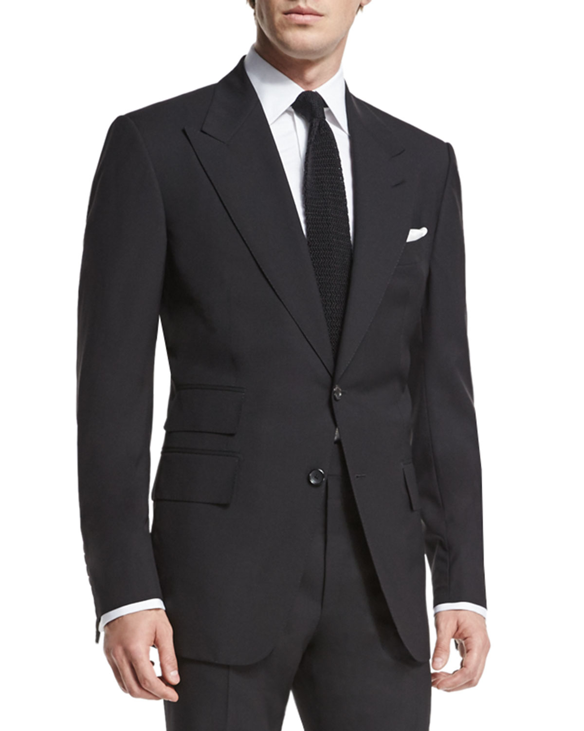 Tom ford Windsor Base Wool Two-Piece Suit in Gray for Men | Lyst