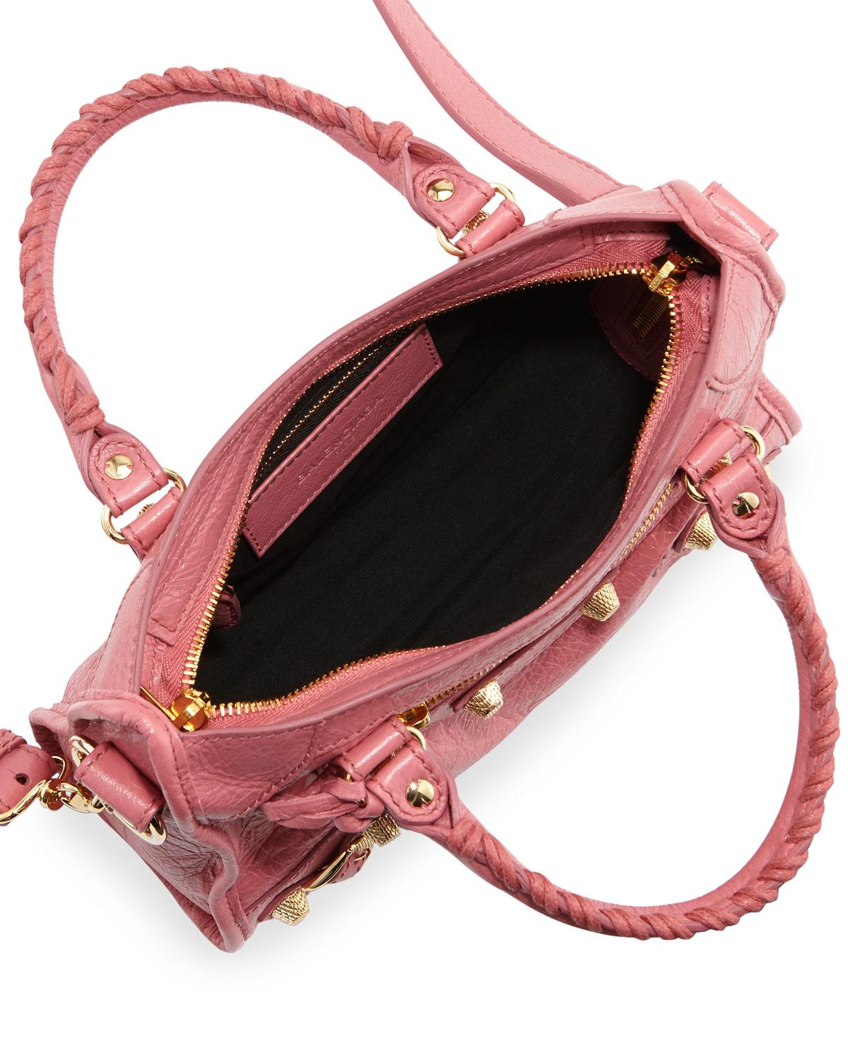 Balenciaga Leather Giant 12 Mini City Aj Bag in Rose (Pink) - Lyst