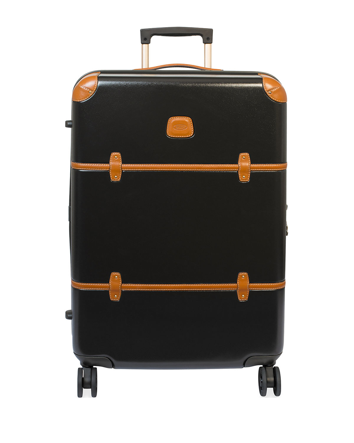 brics leather suitcase