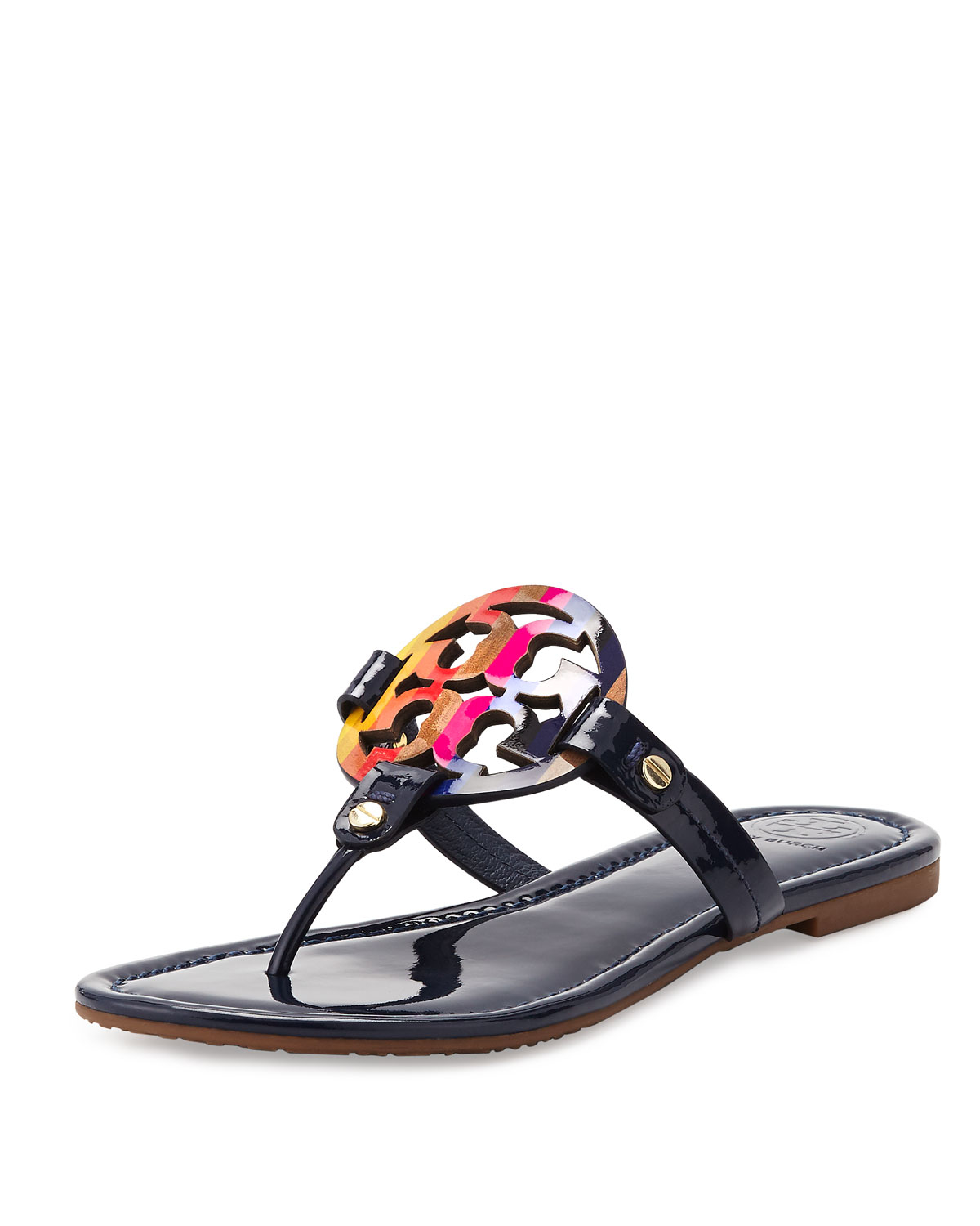 tory burch multicolor miller sandal